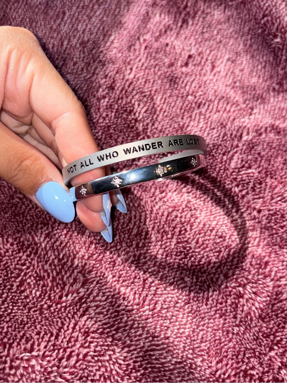 Two Silver Bangles